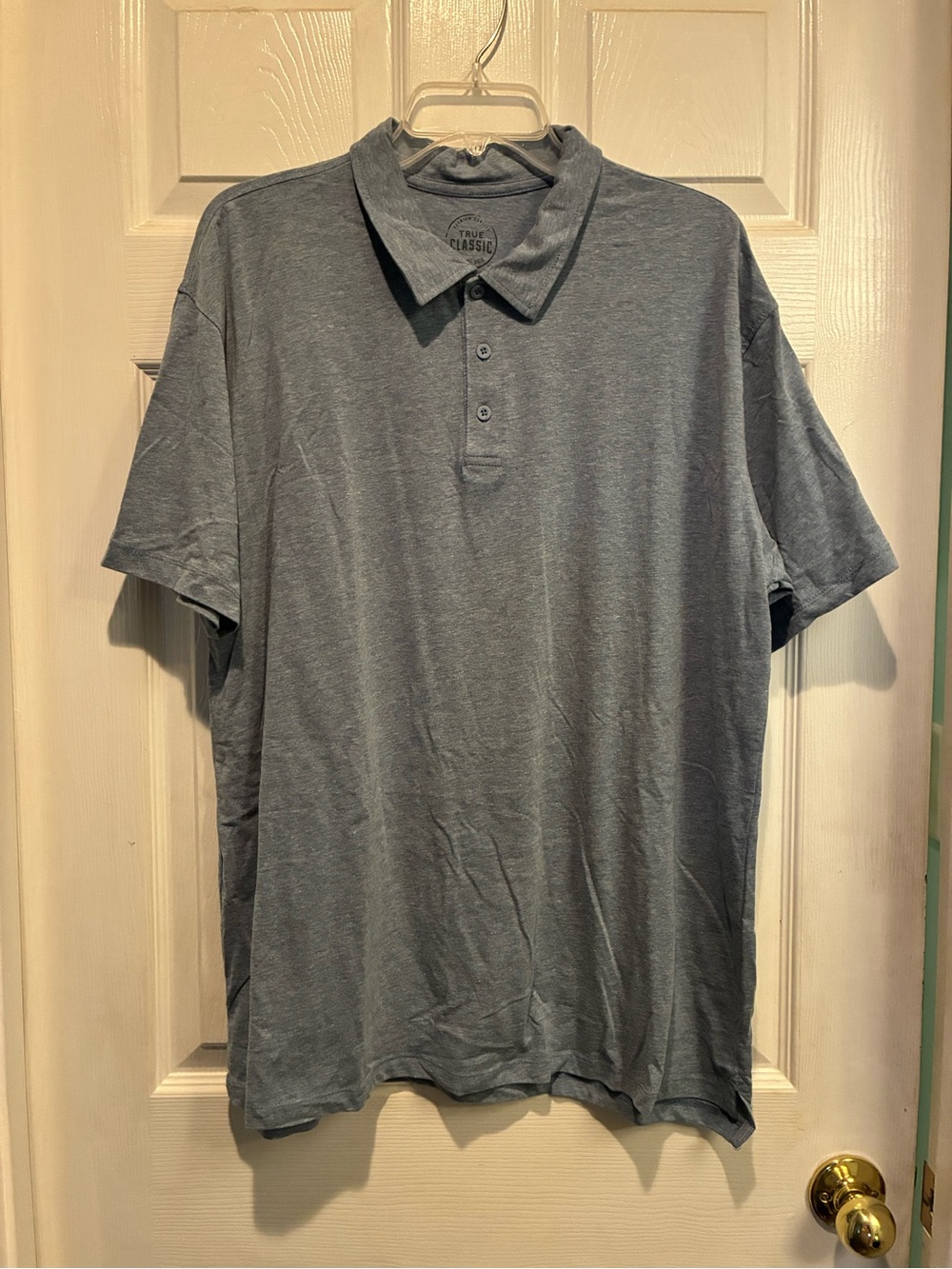 True Classic Men’s Slate Blue Polo Shirt XXL